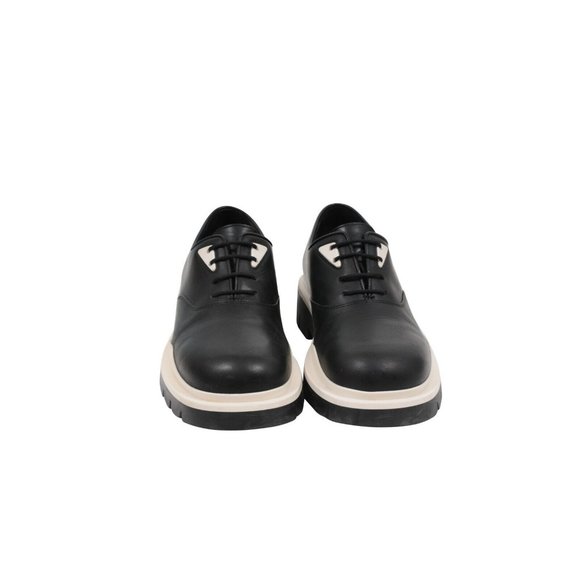 Bottega Veneta Mens Tire Chunky Derby Size 42 US 9 Black White Leather Lace Up main image 11